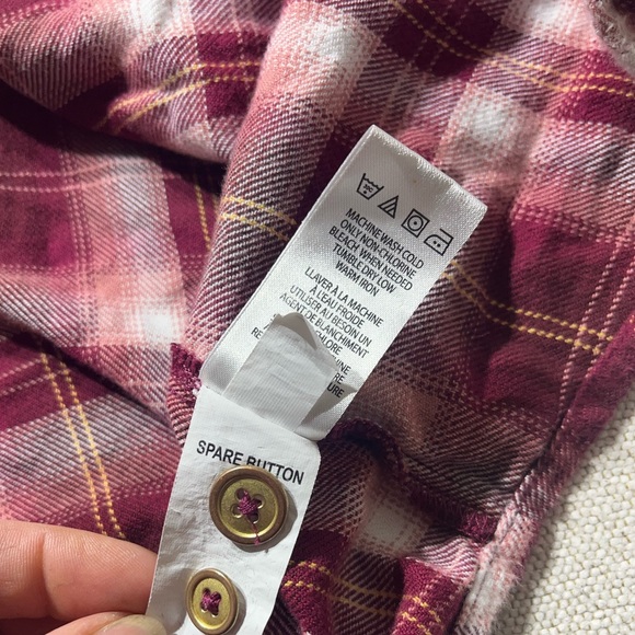 Aventura Clothing Plaid Organic Cotton Flannel Button Down Shirt - Picture 8 of 11